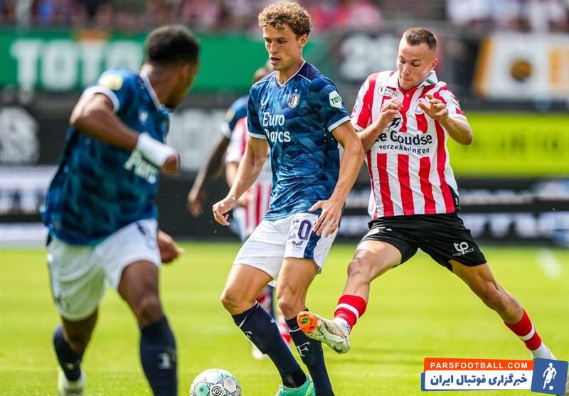 فاینورد ؛ تساوی فاینورد برابر اسپارتا روتردام در حضور یک نیمه ای جهانبخش