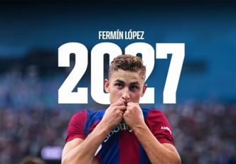 بارسلونا ؛ تمدید قرارداد فرمین لوپس تا سال 2027 با بارسلونا