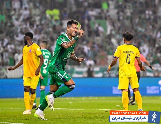 عربستان ؛ هت تریک فیرمینو در دیدار برابر الحزم