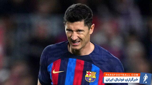 بارسلونا ؛ لواندوفسکی بدون گل زده در دو بازی بارسلونا در لالیگا فصل 2023/2024