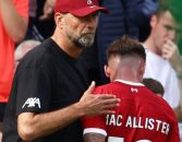 لیورپول ؛ اخراج الکیسیس مکآلیستر در اولین بازی اش در آنفیلد برای لیورپول