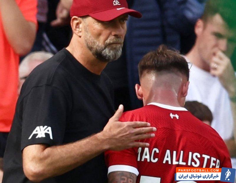 لیورپول ؛ اخراج الکیسیس مک‌آلیستر در اولین بازی اش در آنفیلد برای لیورپول