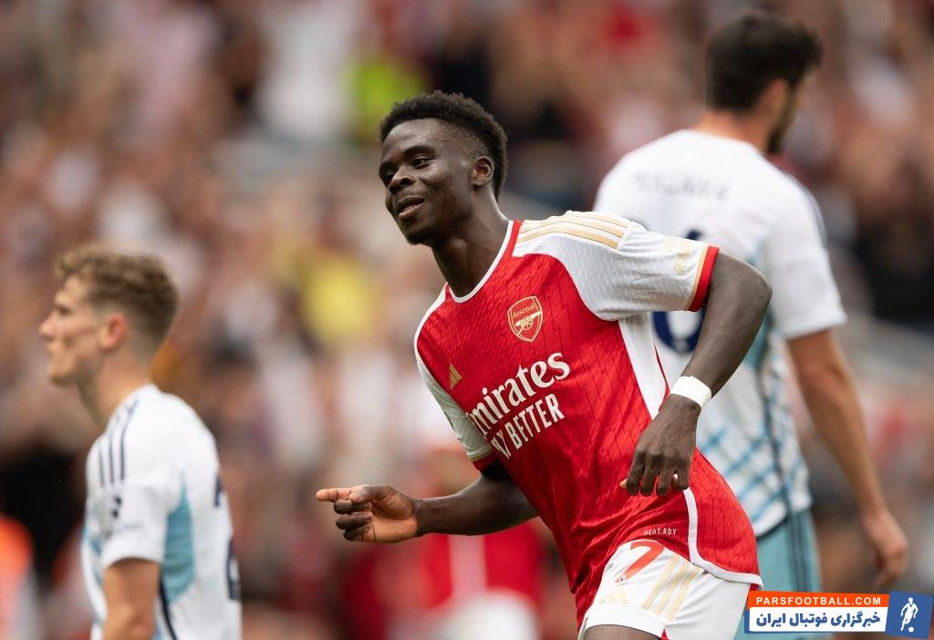 ساکا ؛ فرگوسن : بوکایو ساکا به خوبی از فرصت هایش استفاده می کند