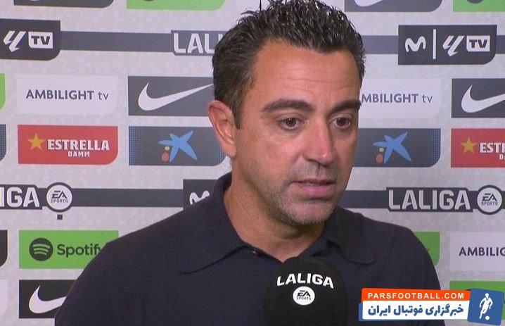 بارسلونا ؛ ژاوی سرمربی بارسلونا : این مسابقه باید 4-1 یا 5-1 به پایان می‌رسید