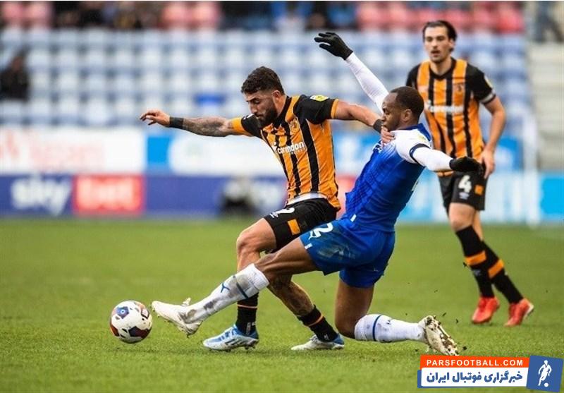 هال سیتی ؛ برد یک بر صفر هال سیتی برابر لسترسیتی در حضور 10 دقیقه ای صیادمنش