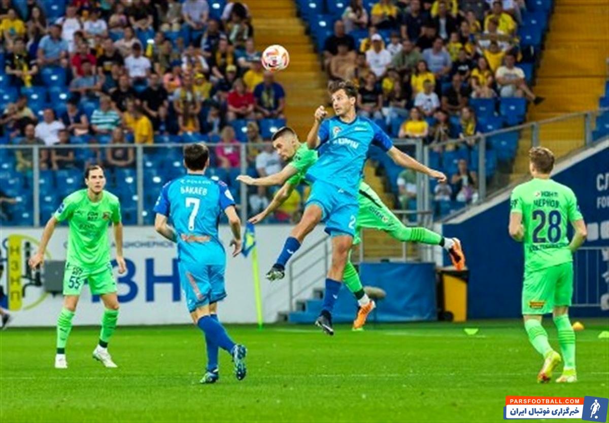 روستوف در حضور ستاره ایرانی خود مقابل حریفش شکست خورد