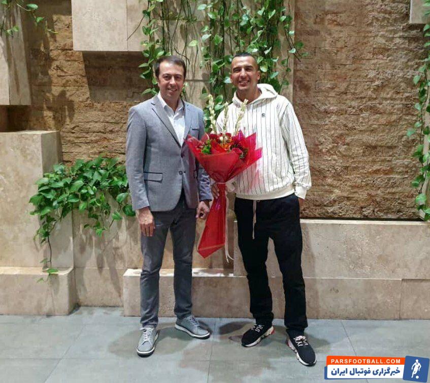 عکس| مهاجم خارجی پرسپولیس به تهران رسید