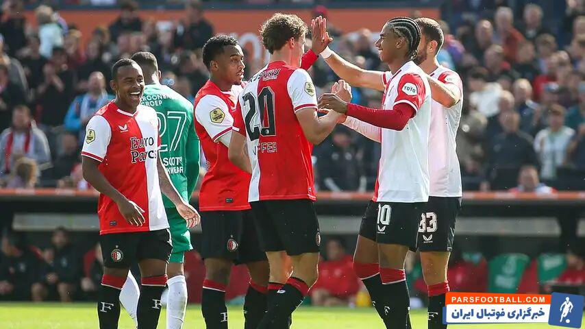 فاینورد در حضور ستاره ایرانی مقابل حریفش به برتری رسید