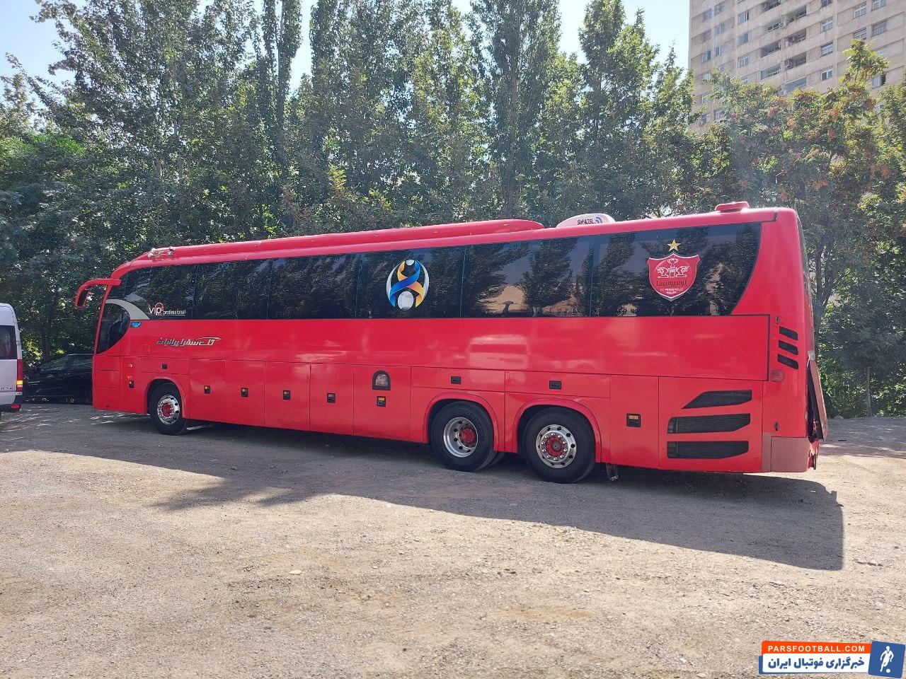 پرسپولیس از اتوبوس های اختصاصی خود رونمایی کرد