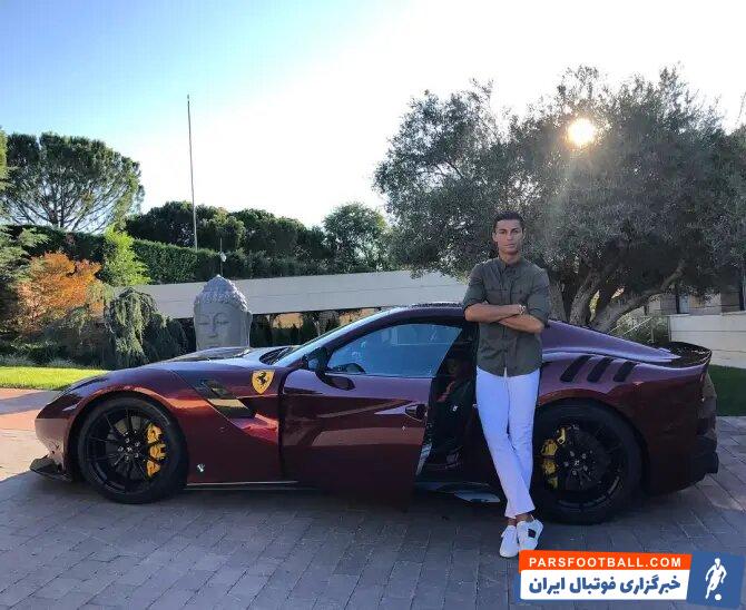 عکس| پارکینگ ماشین‌های لوکس رونالدو؛ ۱۰۰۰ میلیارد پوند در خانه Cr7