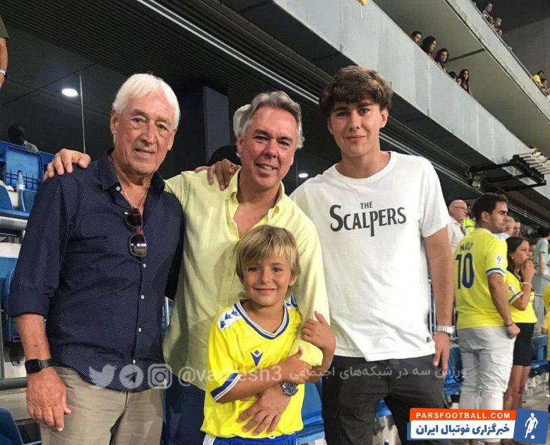 کادیز ؛ په په لوسادا، مربی بدنساز پرسپولیس شاهد برد کادیز در ورزشگاه خانگی این تیم