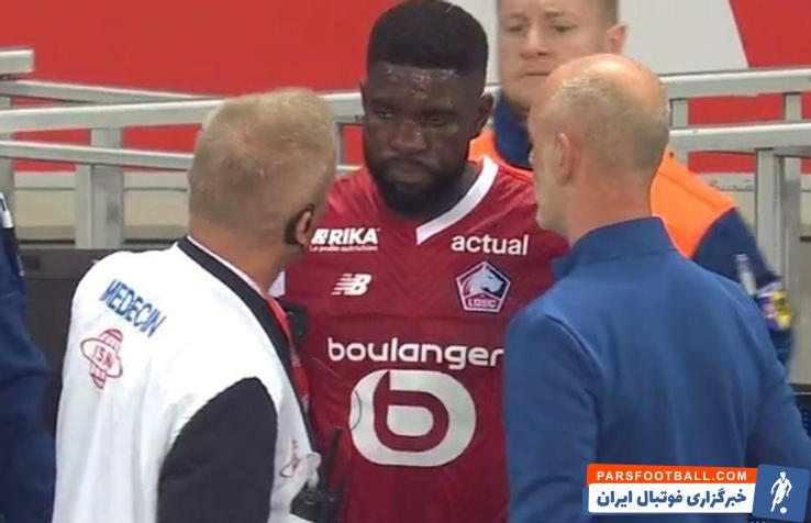 اومتیتی ؛ مصدومیت اومتیتی مدافع لیل در دیدار برابر رنس