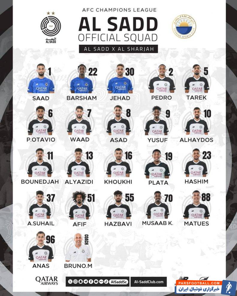 السد ؛ حضور محمد امین حزباوی در لیست آسیایی السد قطر