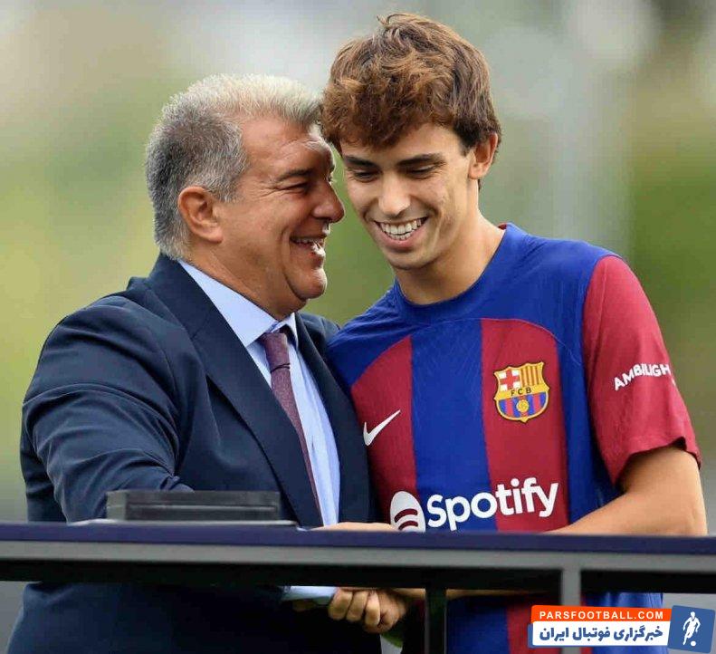 فلیکس ؛ تصاویری از مراسم معارفه فلیکس در بارسلونا 