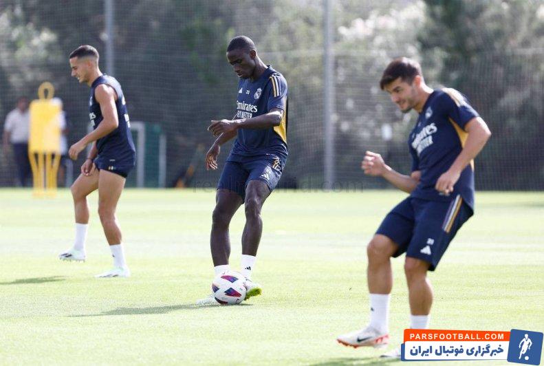 رئال مادرید ؛ فرلان مندی در تمرینات رئال مادرید