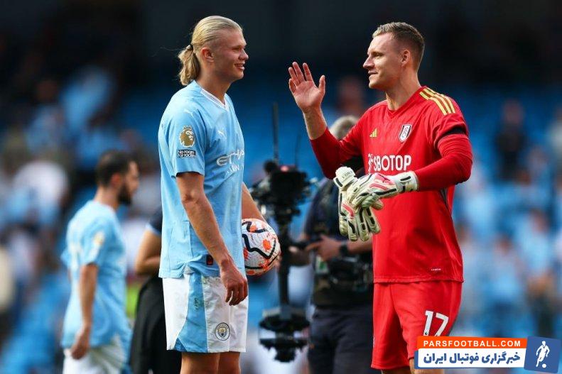 منچسترسیتی ؛ هالند پس از هت تریک برابر فولام، توپ بازی را همراه خود برد