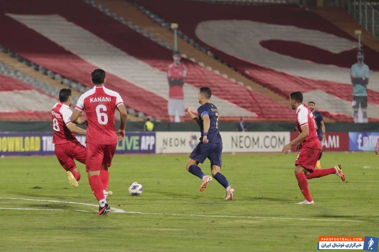 پرسپولیس ؛ علیرضا بیرانوند موفق شد ضربه سر خطرناک رونالدو را مهار کند