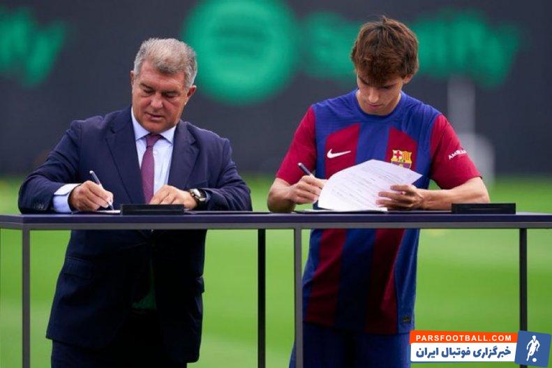 فلیکس ؛ تصاویری از مراسم معارفه فلیکس در بارسلونا 