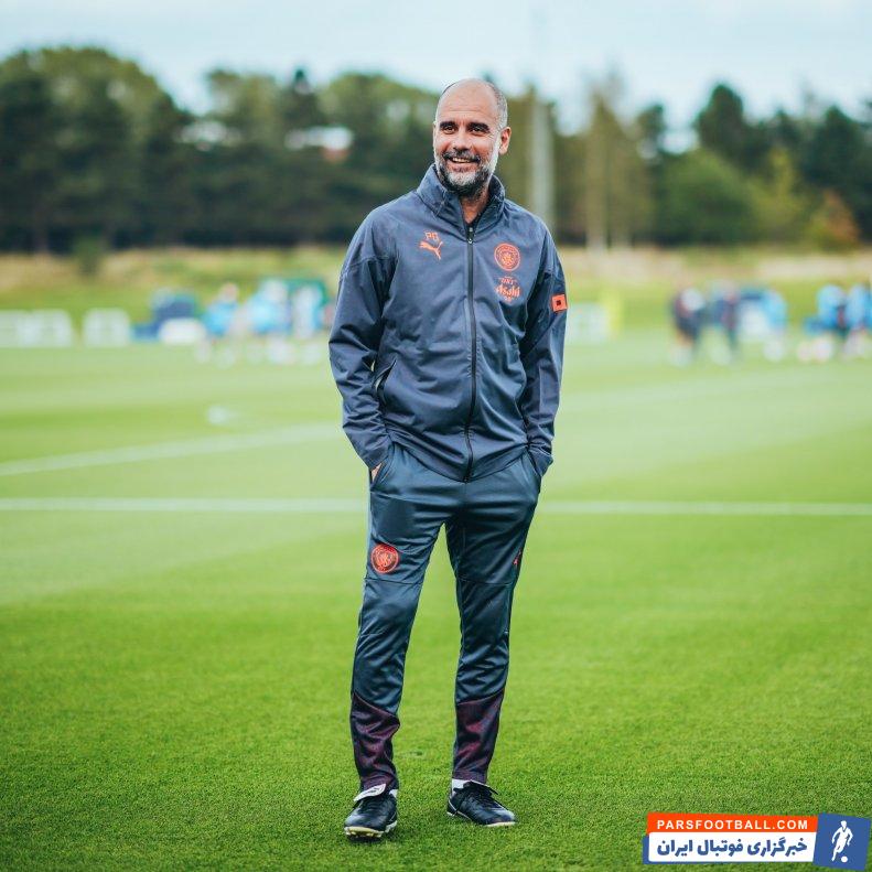 گواردیولا ؛تصویری از بازگشت گواردیولا به تمرینات منچسترسیتی 