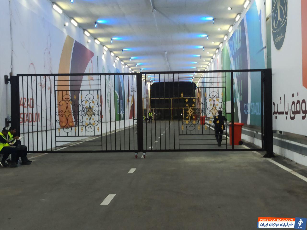 پرسپولیس ؛ تصویری از درب های جدید ورود به استادیوم آزادی