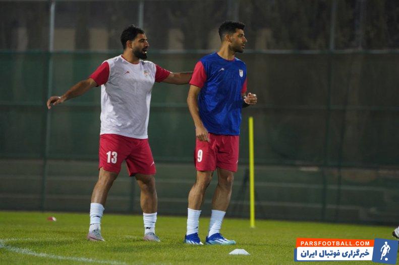 طارمی ؛ مهدی طارمی با انگیزه بالا در تمرینات تیم ملی قبل از دیدار برابر اردن