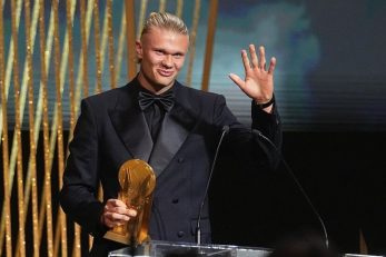 مسی ؛ رافائلا پیمنتا، مدیر برنامه ارلینگ هالند : حق تو توپ طلا بود