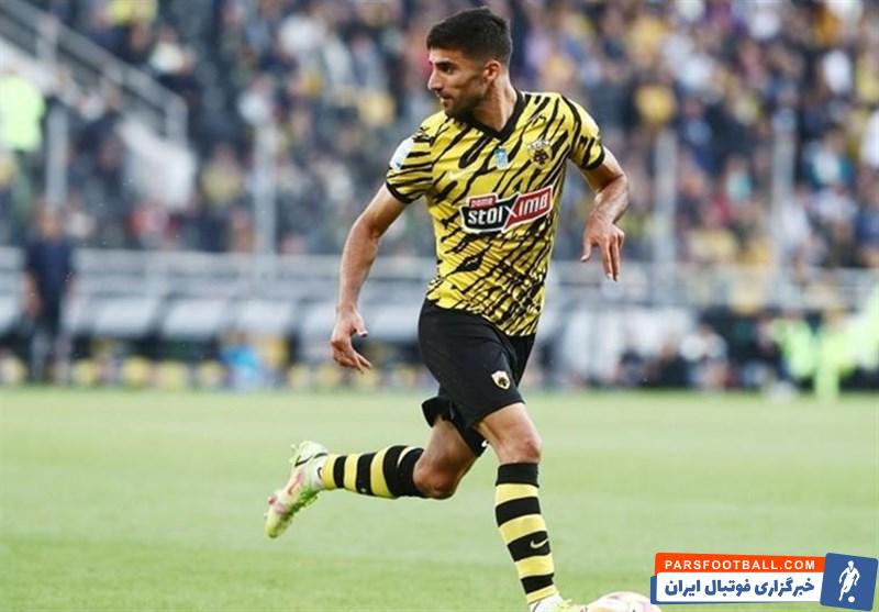 آتن ؛ برد سه بر صفر آاِک آتن برابر آستراس با گلزنی میلاد محمدی