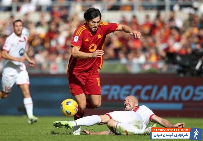 سردار آزمون در دیدار رم مقابل مونتزا مصدوم شد