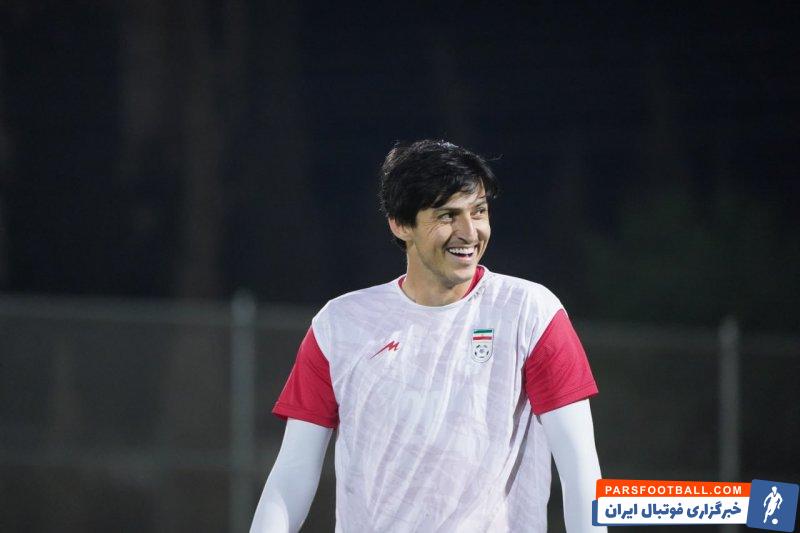 آزمون ؛ روحیه و انگیزه بالای سردار آزمون در تمرینات تیم ملی 