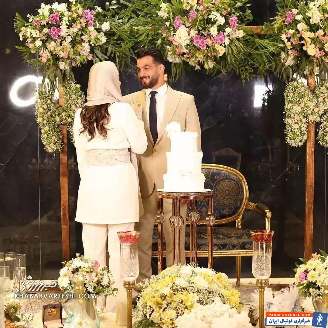 اولین تصاویر از همسر حسن یزدانی در شب عروسی/ عکس‌های مراسم ازدواج حسن یزدانی را ببینید