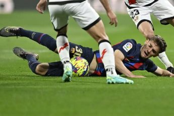 بارسلونا ؛ مصدومیت گاوی در اردوی تیم ملی اسپانیا