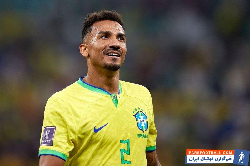 دانیلو ؛ مصدومیت دانیلو در دیدار برزیل برابر پرو