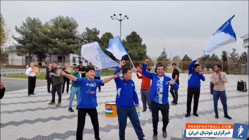 لیگ قهرمانان ؛ استقبال از نساجی در ازبکستان با رقص محلی 