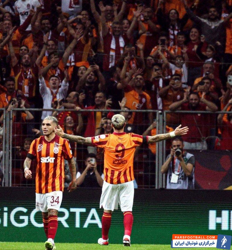 گالاتاسرای ؛ برد گالاتاسرای برابر بشیکتاش با دبل ایکاردی 