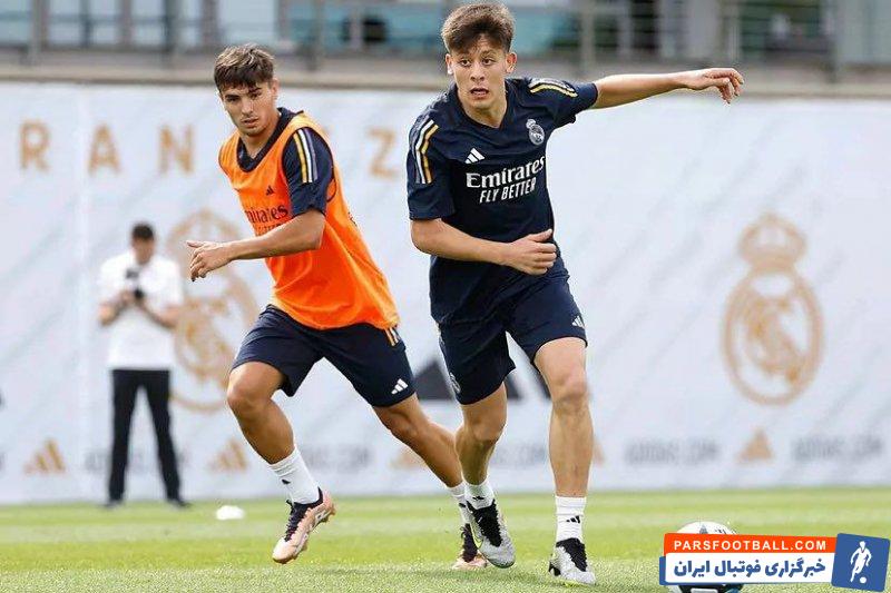 گولر ؛ حضور آردا گولر در تمرینات رئال مادرید 