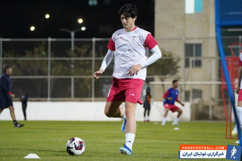 آزمون ؛ روحیه و انگیزه بالای سردار آزمون در تمرینات تیم ملی 