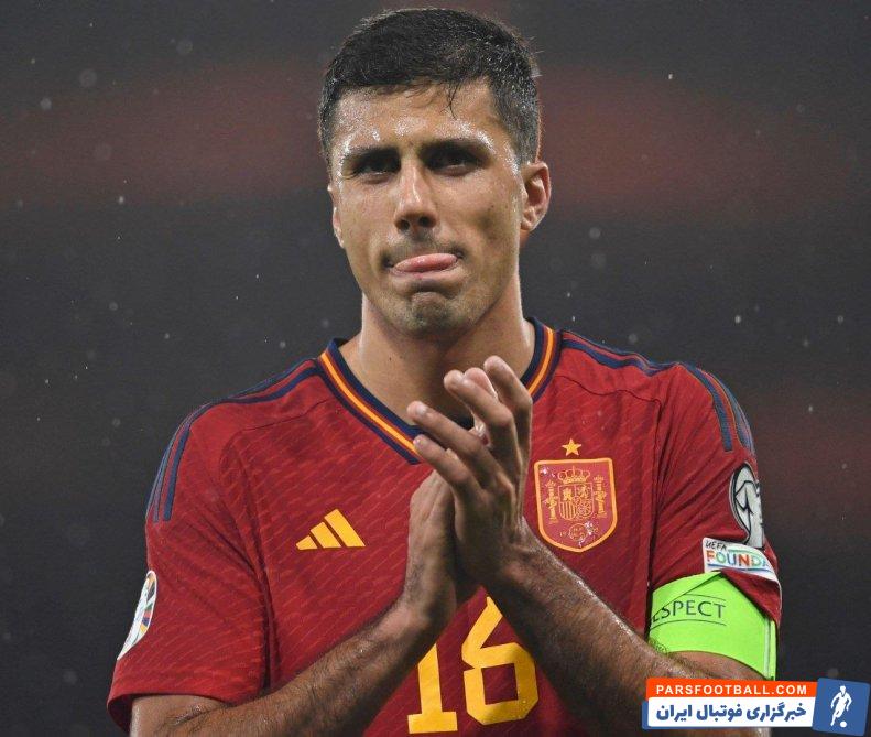 اسپانیا ؛ رودری هافبک اسپانیا : صحبتهای من درست تفسیر نشد