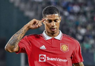 منچستریونایتد ؛ رشفورد پس از باخت برابر سیتی جشن تولد گرفت