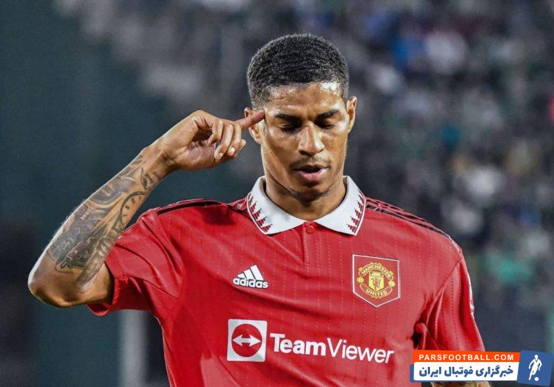 منچستریونایتد ؛ رشفورد پس از باخت برابر سیتی جشن تولد گرفت