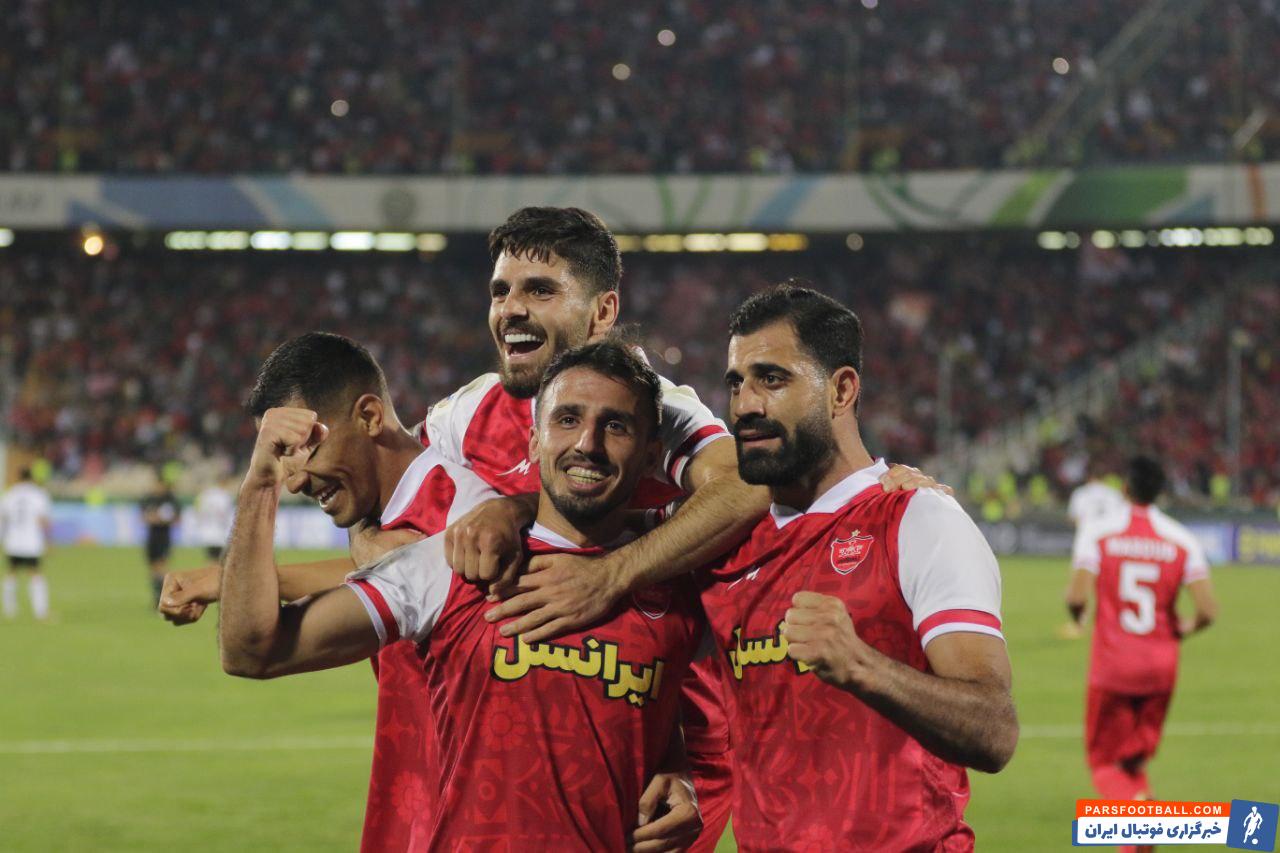 پرسپولیس ؛ تصاویری از خوشحالی گل سعید صادقی در دیدار برابر استقلال تاجیکستان