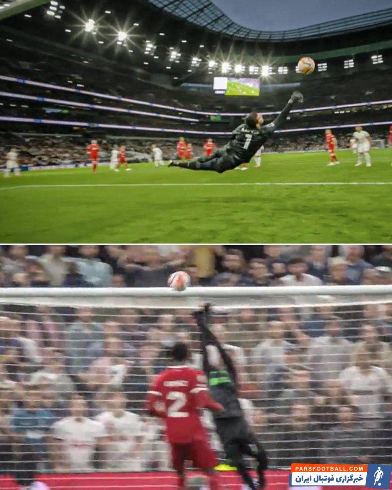 آلیسون ؛ گل به خودی ماتیپ و بی اثر شدن مهارتوپ های آلیسون برابر تاتنهام