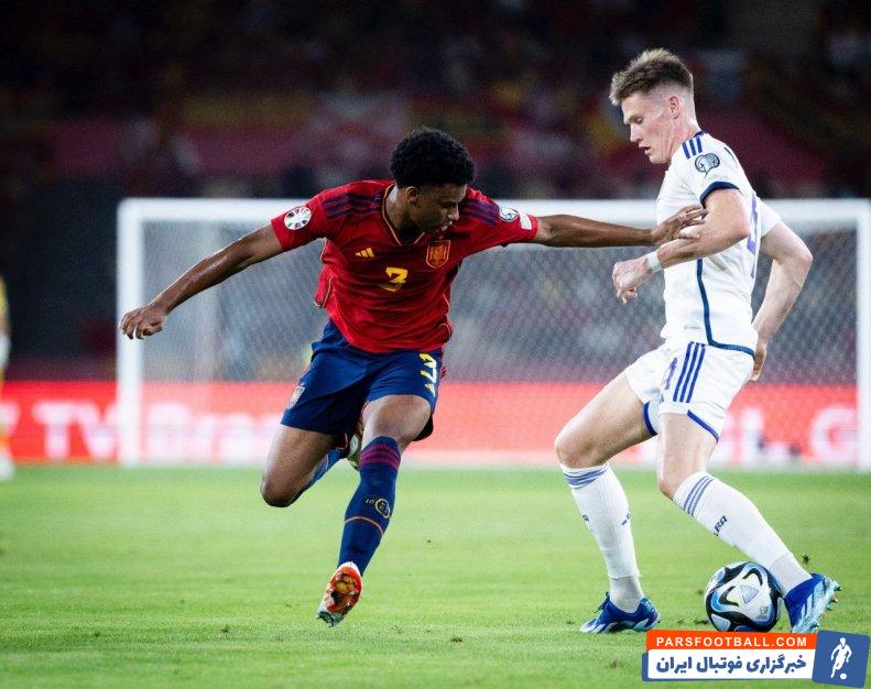 اسپانیا ؛ مصدومیت نیکو ویلیامز و آلخاندرو بالده در دیدار اسپانیا برابر اسکاتلند