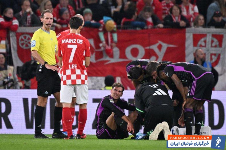 بایرن مونیخ ؛ مصدومیت گورتسکا در دیدار برابر ماینتس