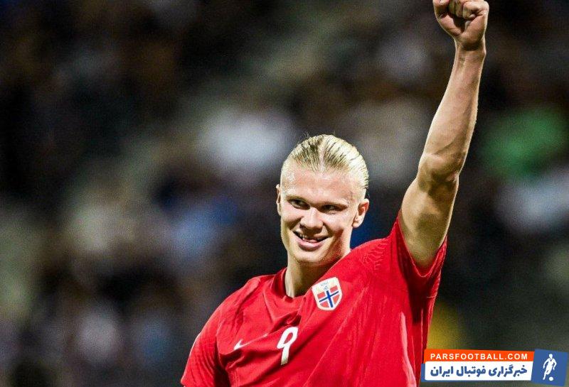 نروژ ؛ دبل ارلینگ هالند در دیدار نروژ برابر قبرس