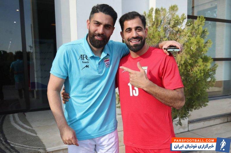 تیم ملی ؛ حضور امیرحسین فشنگچی در تمرین تیم ملی