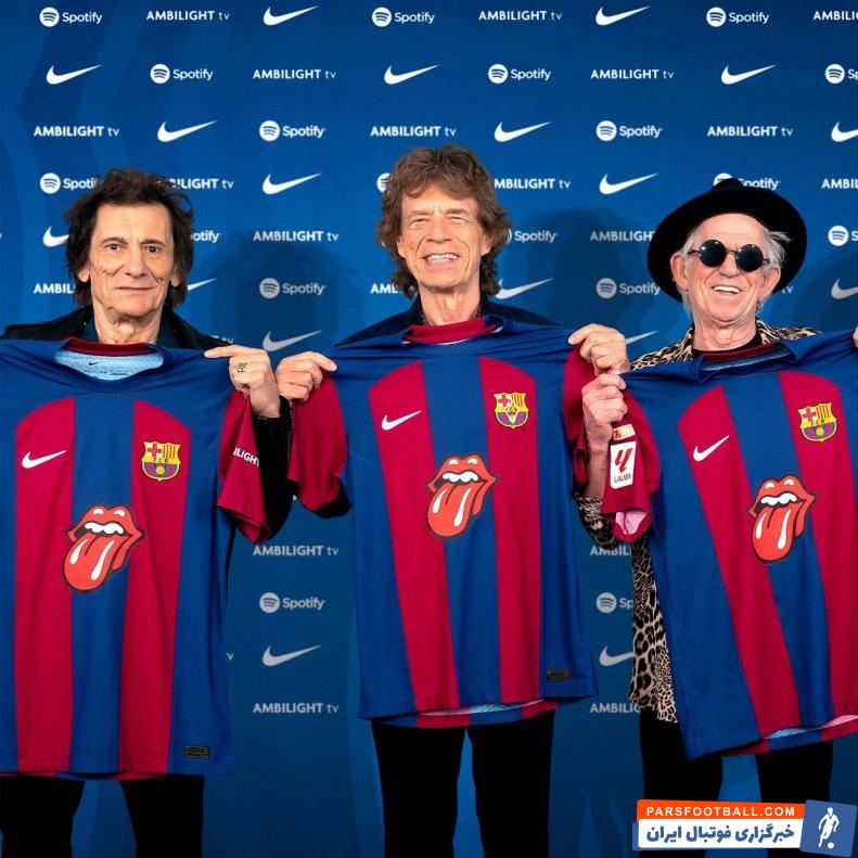بارسلونا ؛ استفاده از لوگوی "رولینگ استونز" روی پیراهن بارسلونا در ال کلاسیکو