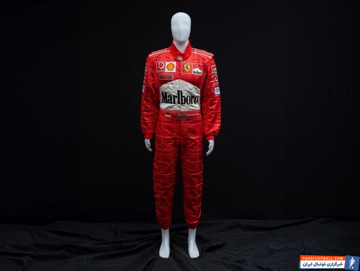 شوماخر ؛ فروش 102 هزار دلاری لباس میشائیل شوماخر، راننده افسانهای فرمول یک