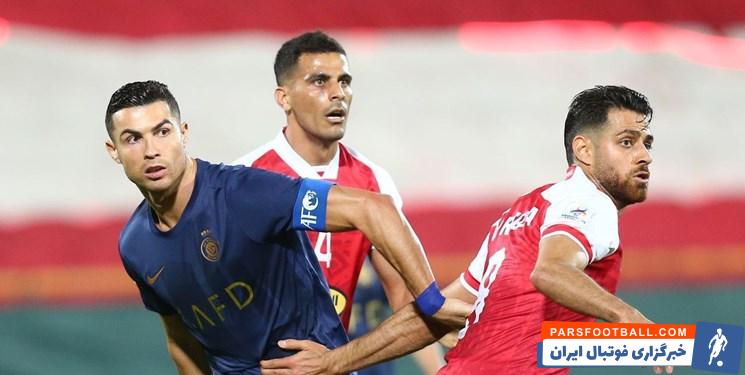 پرسپولیس ؛ سروش رفیعی در برابر رونالدو در پوستر AFC از دیدار النصر - پرسپولیس