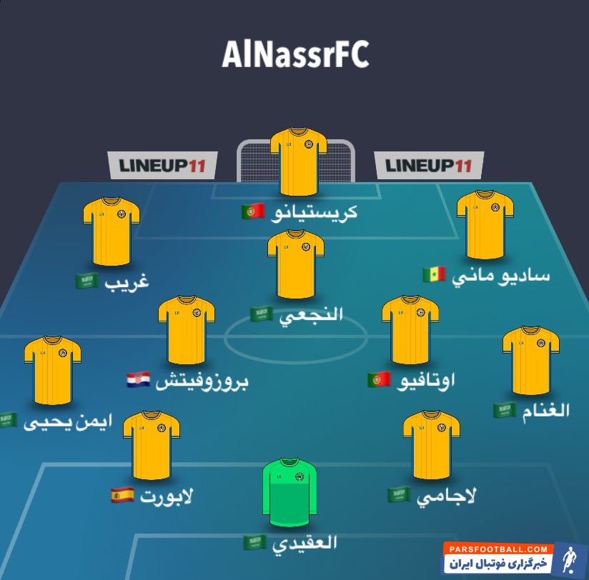 النصر با حضور ستارگان خود به مصاف پرسپولیس خواهد رفت