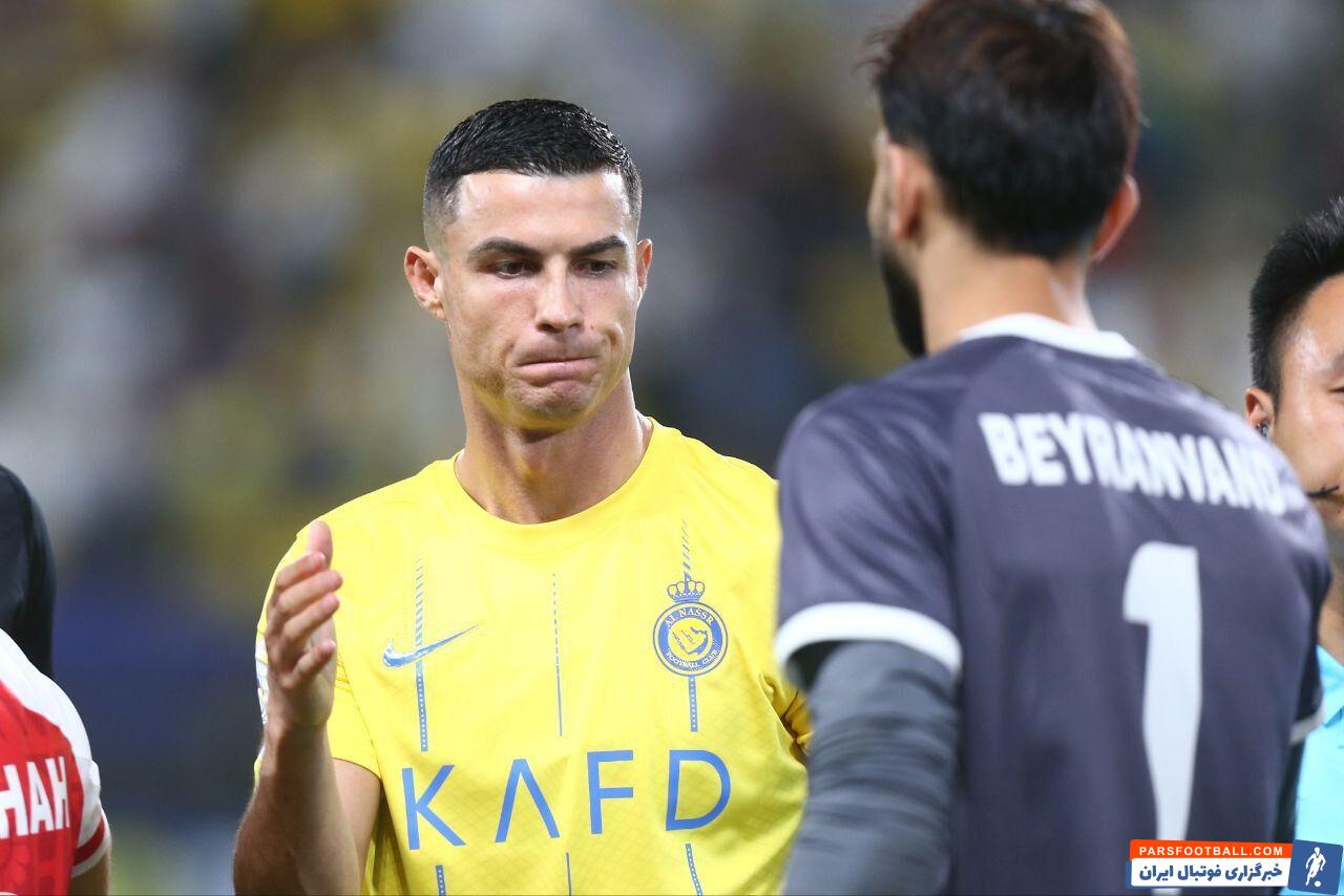 علیرضا بیرانوند به برخورد با کریستیانو رونالدو در دیدار مقابل النصر واکنش نشان داد